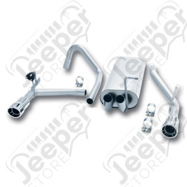Silencieux BORLA avec double tube de sortie moteur 3.7L V6 essence - Jeep Cherokee Liberty KJ - 14999