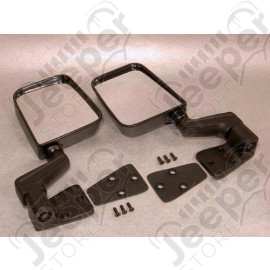 Kit de rétroviseurs extérieur noir pour Jeep Wrangler YJ 
