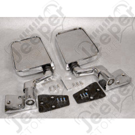 Kit de rétroviseurs extérieur chromé pour Jeep Wrangler TJ