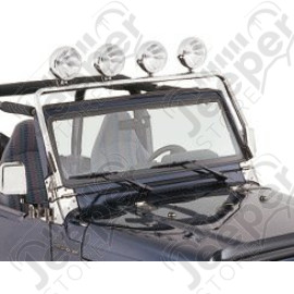 Rampe de lampes portées en acier inox pour Jeep Wrangler TJ