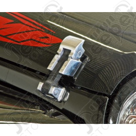 Kit d'attache-capot en acier inox - Jeep Wrangler JK - SH74335