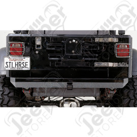 Pare Chocs acier arrière Rock Crusher - Jeep Wrangler YJ, Wrangler TJ - 99801 / TJ4908 / ECP66165 / RT20003 / SB76750