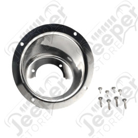 Cadre d orifice de réservoir chromé Jeep Wrangler TJ
