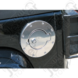 Trappe à essence en aluminium poli version antivol Jeep Wrangler JK