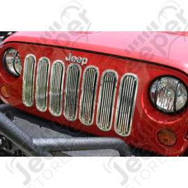 Enjoliveur de calandre, plast/chromée, Wrangler JK