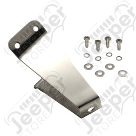 Butoir de roue de secours en acier inox Jeep CJ et Wrangler YJ