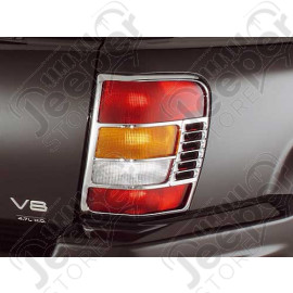 Grilles de protection de feu arrière matière plastique chromée - Jeep Grand Cherokee WJ - 1558.66 / TLC-JP21
