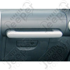 Enjoliveur de poignée passager pour tableau de bord (couleur: argent) Jeep Wrangler JK
