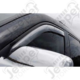 Kit de 4 déflecteurs de vitres (couleur fumée) pour Jeep Grand Cherokee WJ, WG