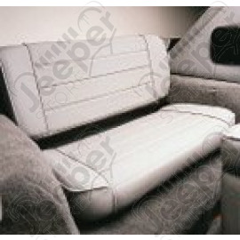 Banquette arrière non rabattable (fixe), couleur gris, Jeep CJ et Wrangler YJ 