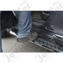 Kit de marches pieds avec plateaux en acier/inox et aluminium pour Jeep Renegade BU - 2051023