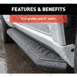 Kit marche pieds en aluminium et plastique - Jeep Renegade BU / BV - 2061023