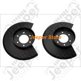 Kit Flasques de frein avant noir (la paire) - Jeep CJ - 11212.02 / 5363379K