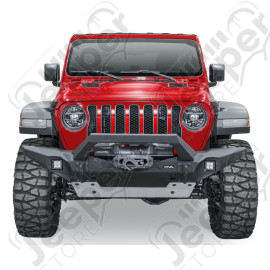 Pare chocs avant en aluminium RIVAL Long (Complet) - Jeep Gladiator JT- 1540.39RI-C-JT / RIV-2D.2701.2-NL / 2D.2701.2-NL / RI2D.2701.2-NL / RIV2D.2701.2-NL / RI2D.2701.3-NL