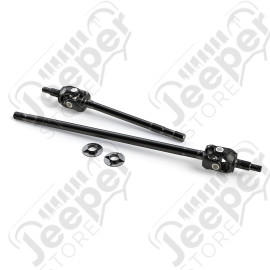 JK: Tera44 Rubicon Front Axle Shaft Kit w/ Outer Stubs & U-Joints–Wide–30-Spline