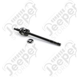 JK: Tera44 Rubicon Front Axle Shaft w/ Outer Stub & U-Joint–Wide Left–30-Spline
