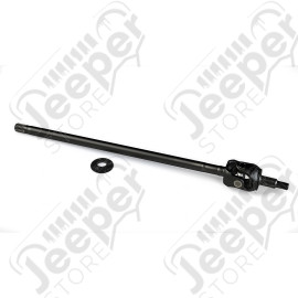 JK: Tera44 Rubicon Front Axle Shaft w/ Outer Stub & U-Joint–Wide Right–30-Spline