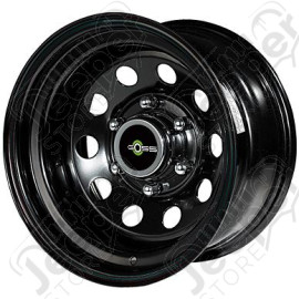 Jante Acier Modular Noir 7x15 / 5x114.3 / ET: +13 - 401BK - Jante 15 pouces