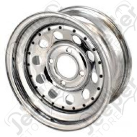 Jante Acier Modular Chromé 7x15 / 5x114.3 / ET: +13 / Profondeur: 9cm - 401CH / RA401CH - Jante Acier 15 pouces