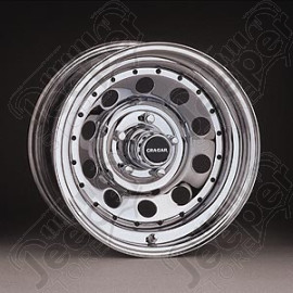 Jante Modular Acier Chromé 8x15 / 6x139.7 / ET: -25 - 408CH / RA408CH - Jante Acier 15 pouces