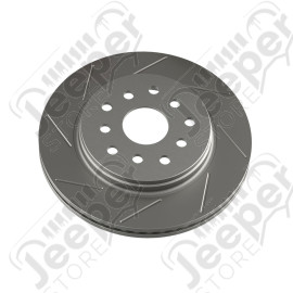 JK: Slotted Brake Rotor – Front Right