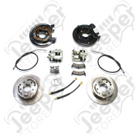 TJ: Rear Disc Brake Conversion Kit w/ E-Brake Cables