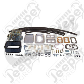 Kit carburateur WEBER avec filtre à air pour moteurs 3.8L et 4.2L essence 6 cylindres en ligne Jeep - K55038 / 17702.06
