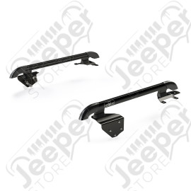 JK 2dr: Nebo Roof Rack Main Rail Kit – Black