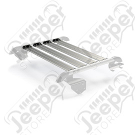 JK 2dr: Nebo Roof Rack Cargo Slat Kit – Silver (4-Piece)