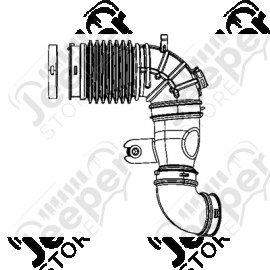 Durite d'admission d'air pour boite à air moteur 2.8L CRD - Jeep Cherokee Liberty KK - 4880269AA