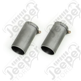 JK / TJ: 3" Stroke SpeedBump Bump Stop Mounting Sleeve w/ Integrated Clamp Kit