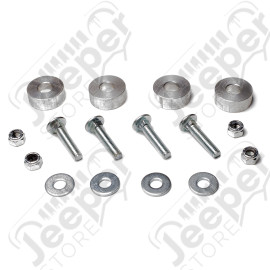 TJ: HD Gas Tank Skid Plate Spacer Lowering Kit