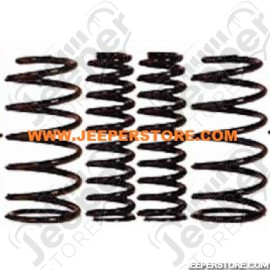 Kit de 4 ressorts Teraflex +6" (+15.24cm) Jeep Wrangler JK 