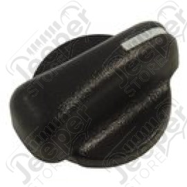 Bouton plastique NOIR de ventilation, chauffage, position de tableau de bord pour Jeep Wrangler TJ