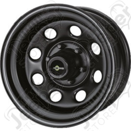 Jante Soft8 Acier Black mat 10x15 / 5x114.3 / ET:-44