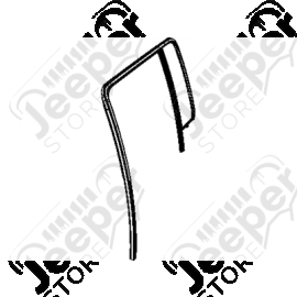 Vitre custode arrière coté droit (passager) pour Jeep Cherokee Liberty KK - 0886.55 / DV11440GTY / 511248AD / 5112248 / 5112248AA / 5112248AB / RC00K05112248AC / K05112248AC / AJ16RGSR5RV
