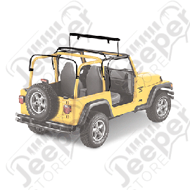 Bache complète "SUNRIDER" , couleur Black Denim (noir) , Jeep Wrangler TJ