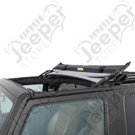 Bache type Sunrider pour Hard Top de chez FLJ Offroad - Couleur: Black - Jeep Wrangler JK (2 et 4 portes) - 52450-35 / 52453-35