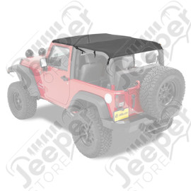 Bikini Safari " Cable Style " couleur: black Diamond pour Jeep Wrangler JK 2 portes