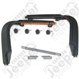 Kit encadrement de portes avec baguette de coffre - Jeep Wrangler TJ - 55012-01