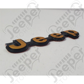 Logo emblème JEEP couleur : dorée pour Jeep Cherokee XJ - 55018682