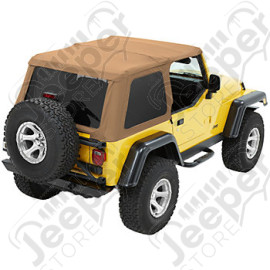 Bâche complète Trektop NX Slantback - Couleur : Spice - Jeep Wrangler TJ