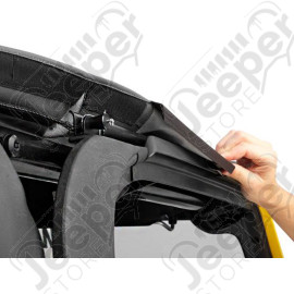 Bache complète "Trektop NX" - Couleur : Black - Wrangler JK Unlimited (4 portes) - 56853-35