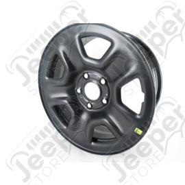 Jante acier origine OEM Noir Mopar diametre : 17" / 5x127 pour Jeep Wrangler JL et Gladiator JT - 1451.32 / 5VH22RXFAB / 5VH22RXF