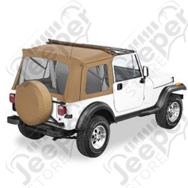 Bache complète "SUNRIDER" , couleur spice (marron) , CJ7, Wrangler YJ 