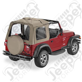 Bache complète "SUNRIDER" , couleur tan (marron clair) , Wrangler TJ