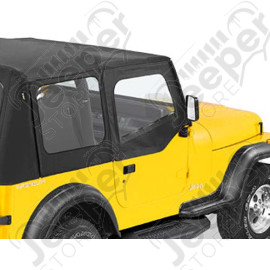 Fenêtres amovibles pour demi-porte - Couleur : Black Denim - Jeep Wrangler YJ - 51782-15