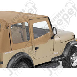 Fenêtres amovibles pour demi-porte - Couleur : Spice - Jeep Wrangler YJ - 51782-37