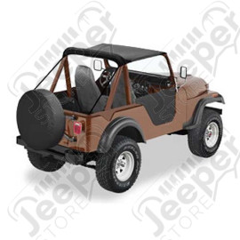 Bikini "Traditional". Couleurs: Black Crush. Jeep CJ5 