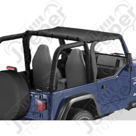 Bikini Header - Couleur : Black Denim - Jeep Wrangler TJ